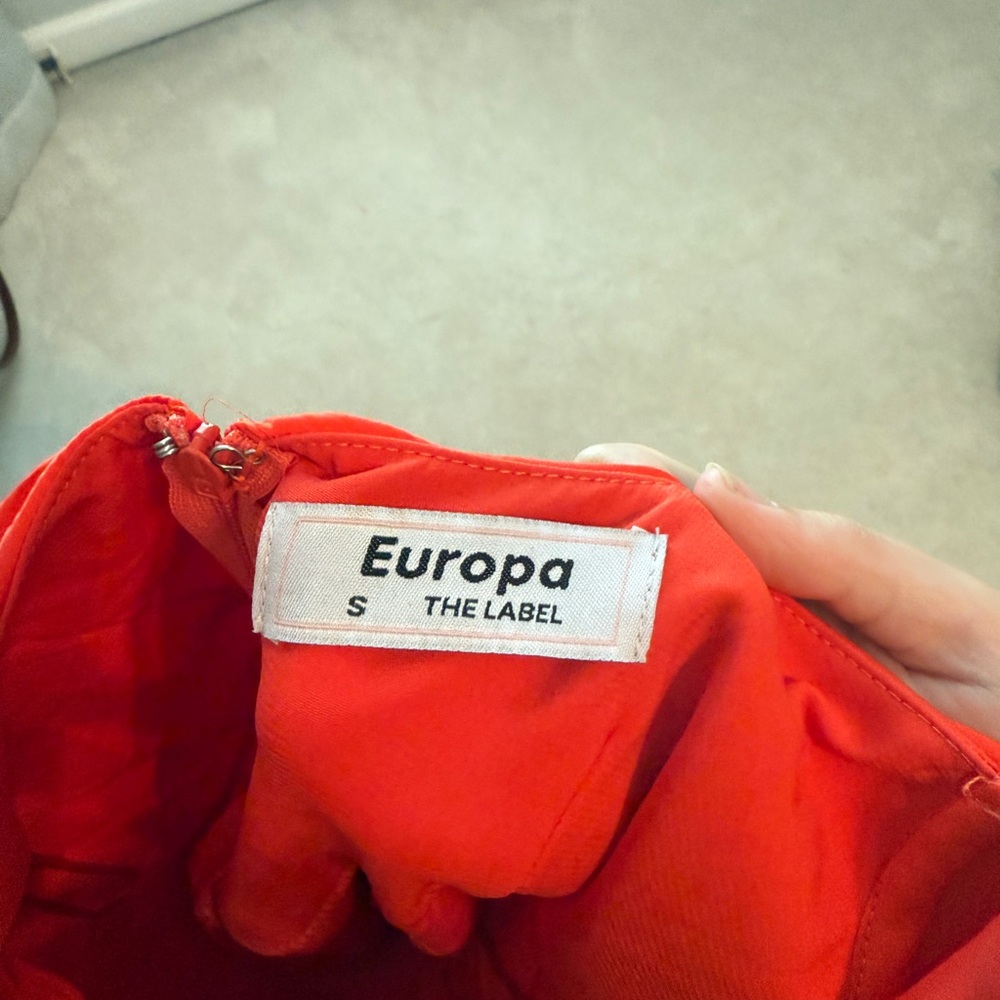 American Threads Red Ruched Sweetheart Mini Dress - Picture 3 of 3